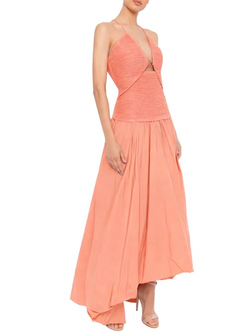 Abito lungo con gonna asimmetrica Carla Ruiz | 52500SALMO